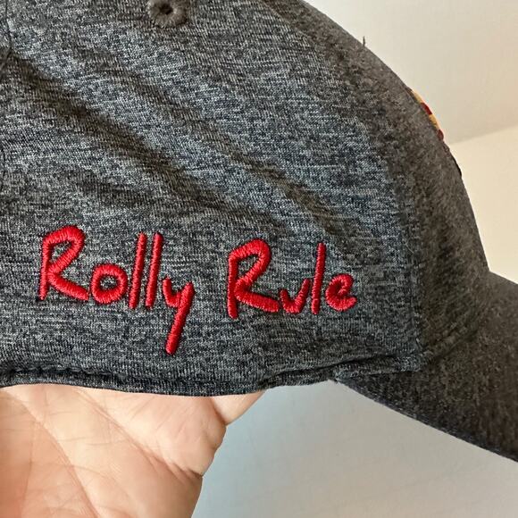 black clover live lucky arizona flag hat l xl memoryfit flexfit rolly rule gray - Picture 14 of 14